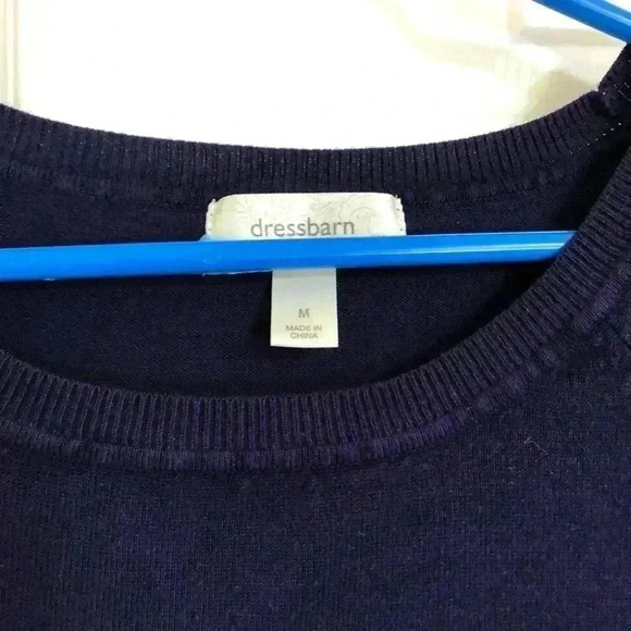 Dress Barn Short Sleeved Gathered Shirt  Medium - Picture 7 of 16